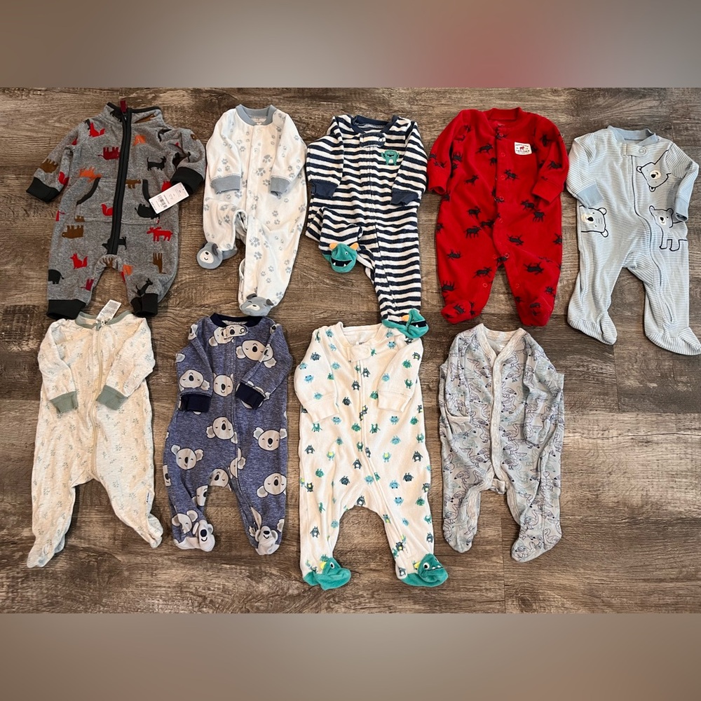 0-3 Month Pajama Bundle